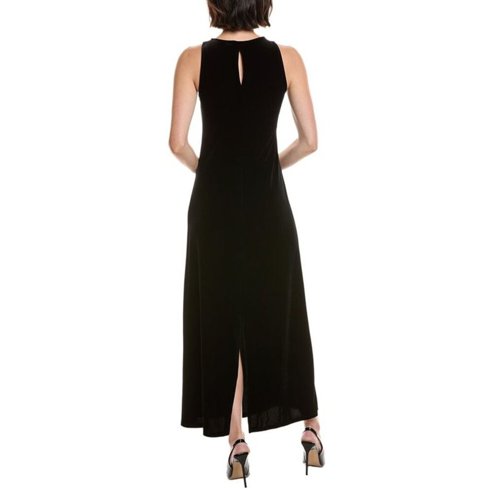 Vince Camuto Womens  Velvet Maxi Dress, Black - Picture 2 of 3